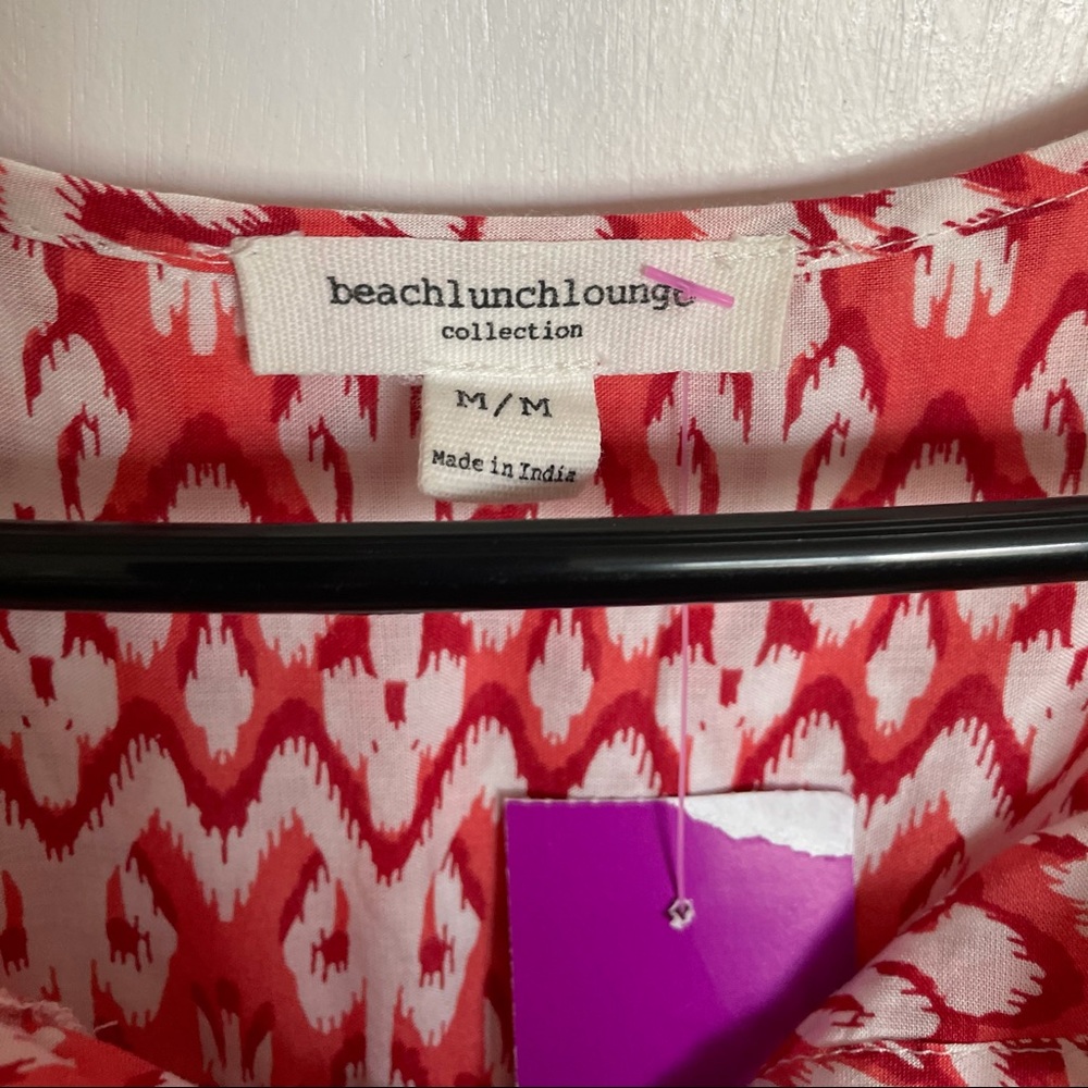 BeachLunchLounge Multicolor Wing Sleeve Top - Size M - Picture 4 of 11